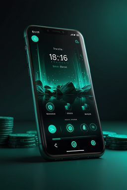 Smartphone showing the Gangstasino casino app