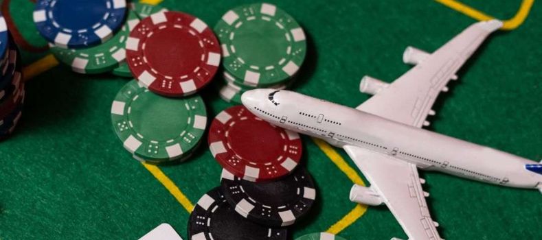 Casino Chips and Plane